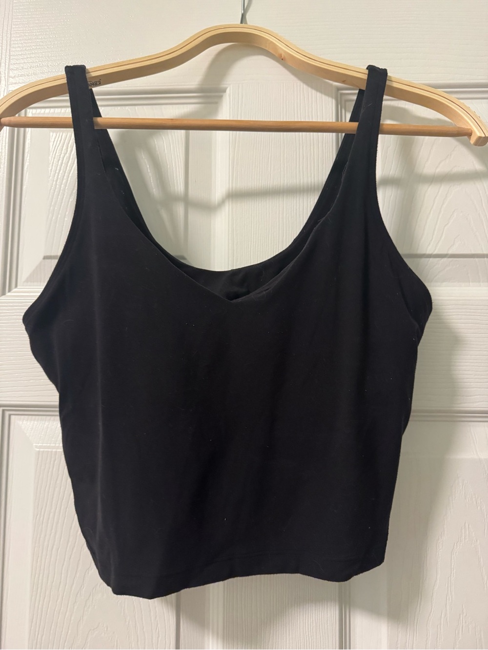 Lululemon Black Longline Energy Bra - size 8